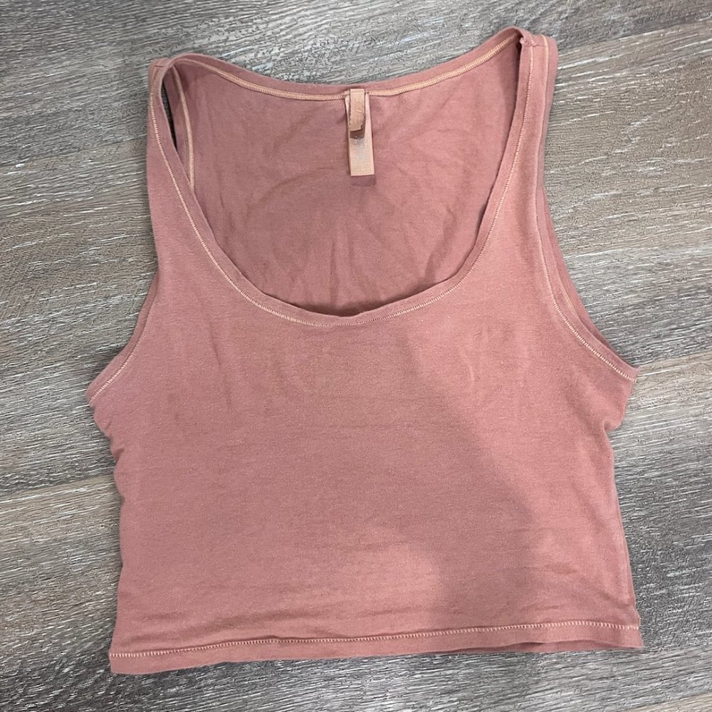 SKIMS COTTON JERSEY TANK | SEDONA